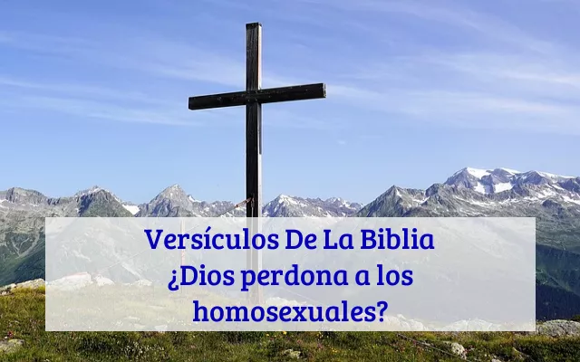 Versículos De La Biblia ¿Dios perdona a los homosexuales?