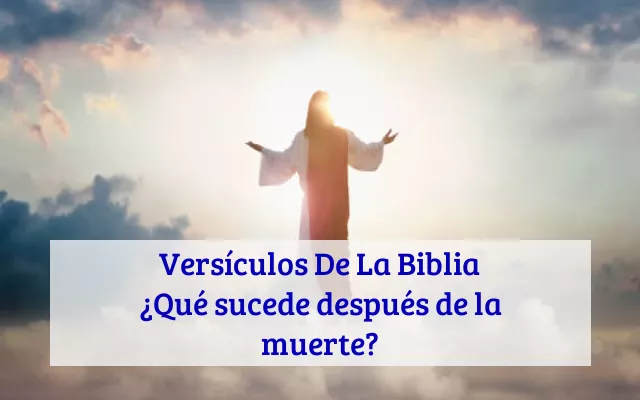 Versículos De La Biblia ¿Qué sucede después de la muerte?